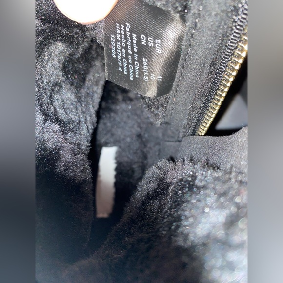 NWOT - Woman’s H&M Warm Ankle Boots with side Zipper (Size: Woman 10.0) - Picture 8 of 14